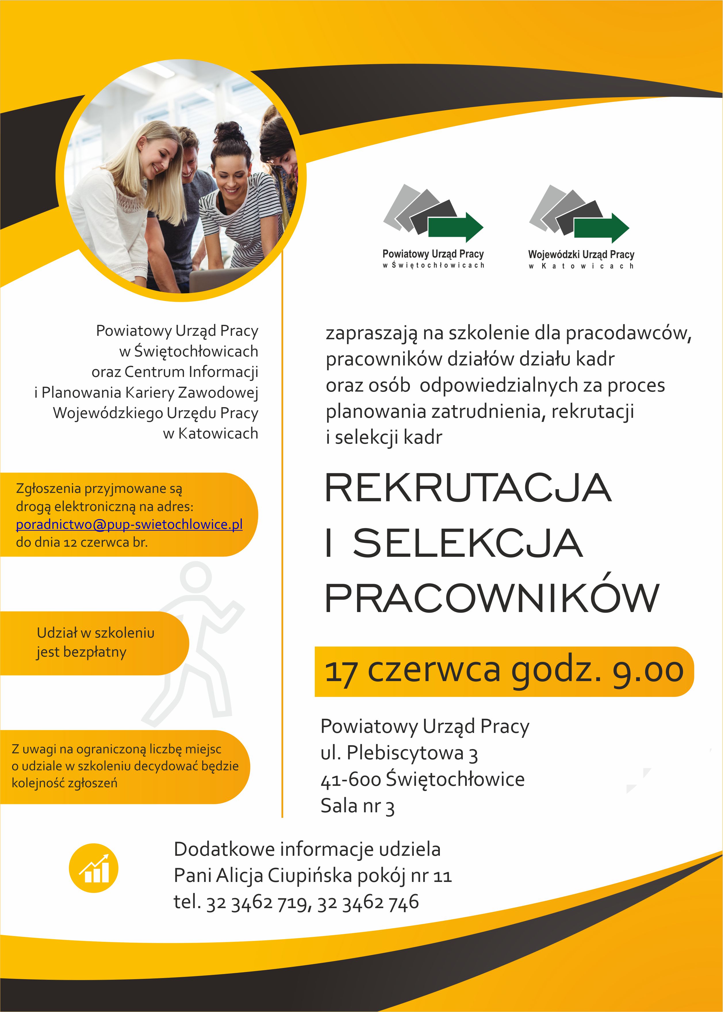 Rekrutacja i selekcja pracowników plakat