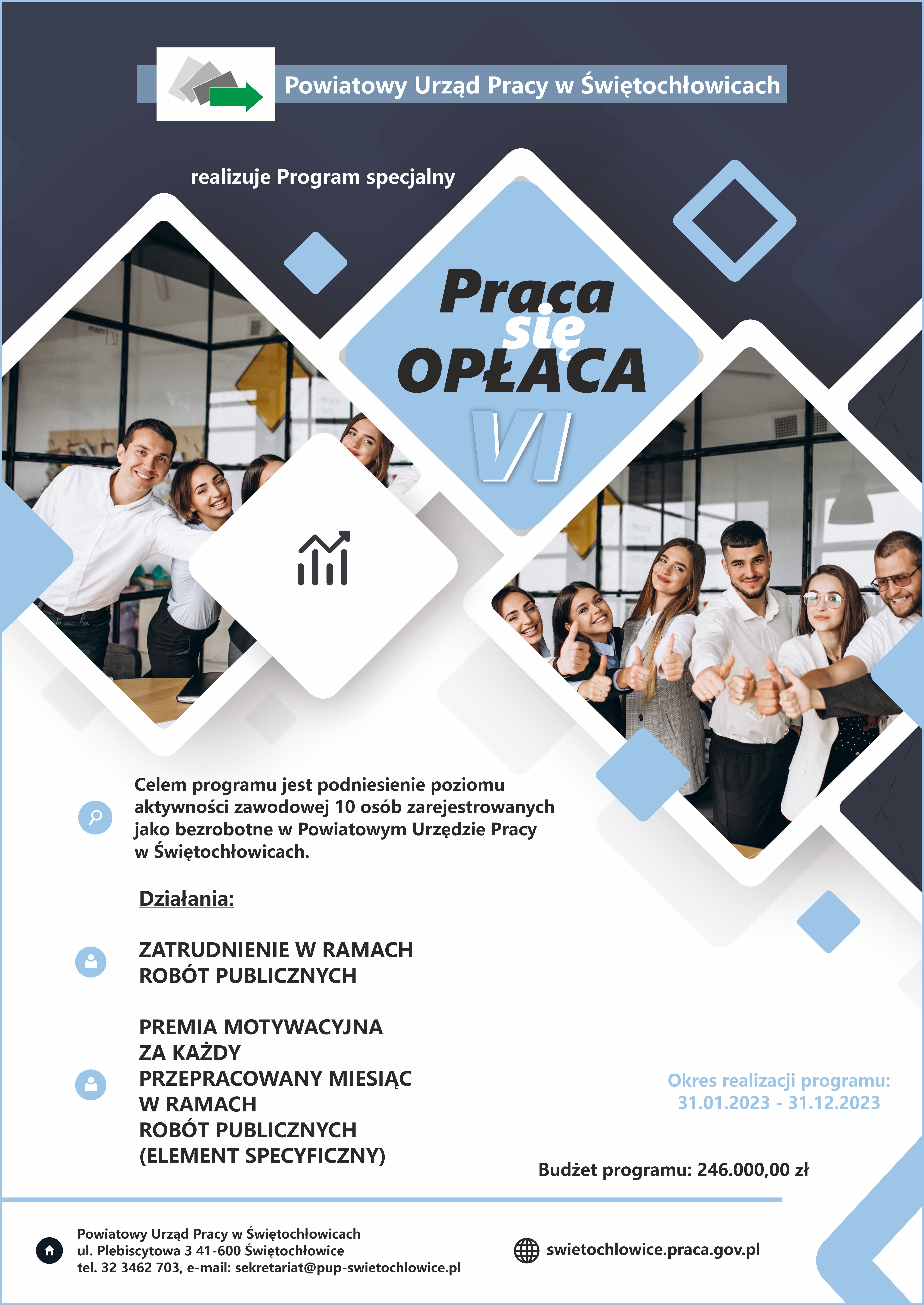 plakat praca się opłaca VI