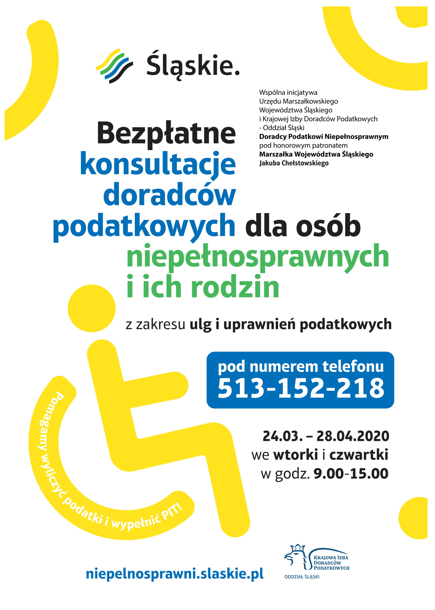 Doradcy niepełnosprawnym plakat 2020