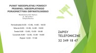 Obrazek dla: Punkt nieodpłatnej pomocy prawnej/nieodpłatnego poradnictwa obywatelskiego w Świętochłowicach